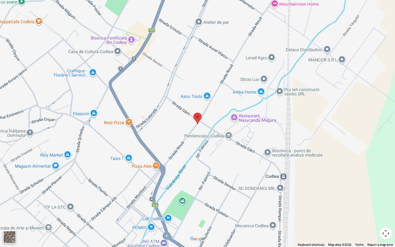 Hartă Cofetarie Codlea Saray