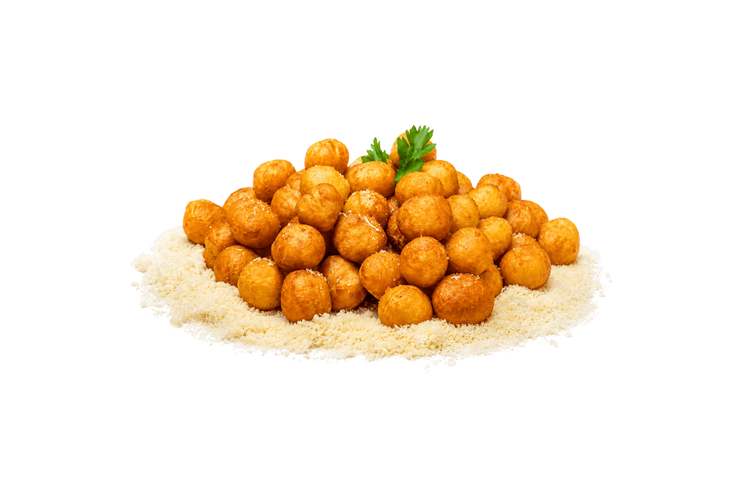 Bulete cu burduf si parmezan