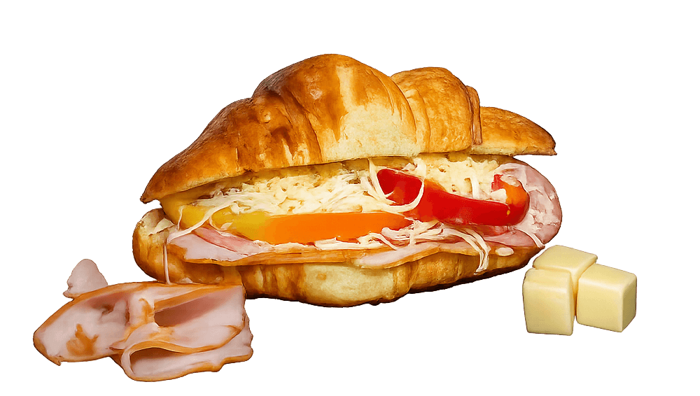 Sandwich cu muschi si salam - 1