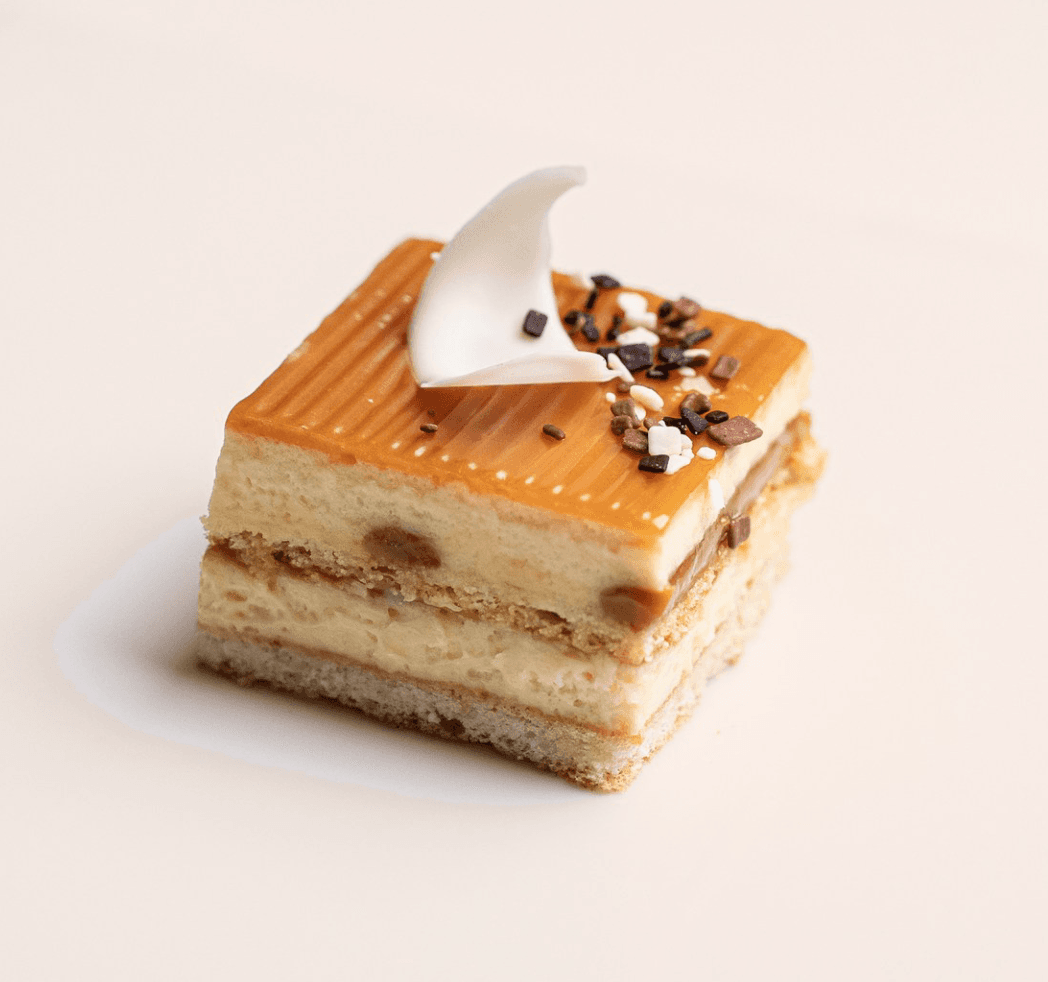 Prajitura mousse caramel